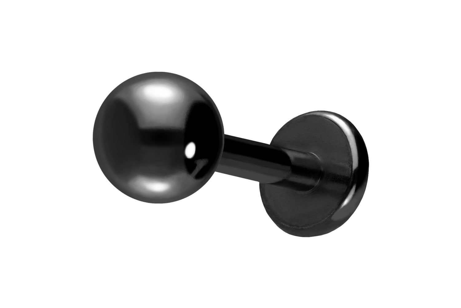 Titan Labret Piercing mit Innengewinde